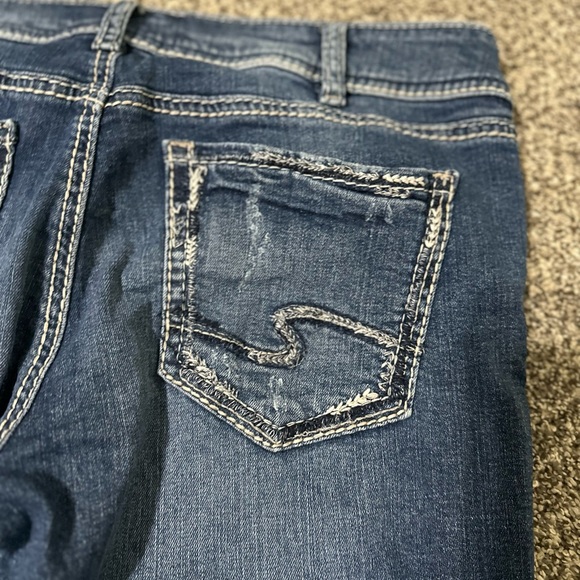 Silver crop jeans - Picture 2 of 4